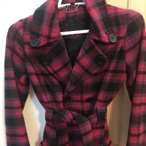 Black and purple checkerd cost